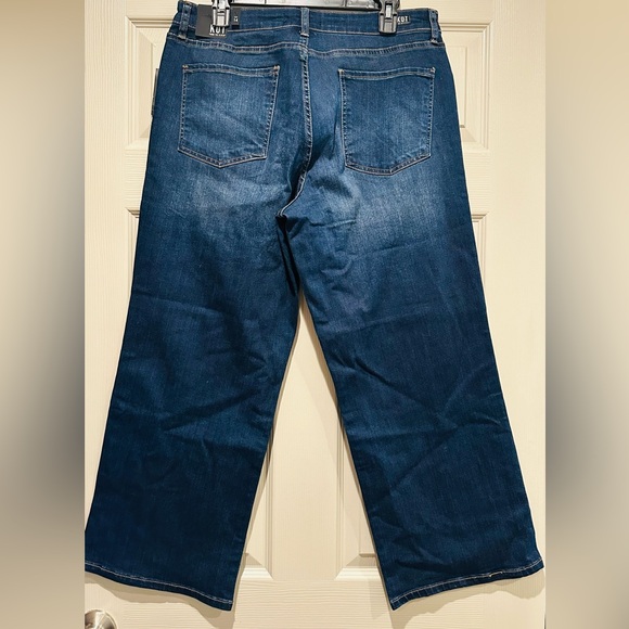 KUT FROM THE KLOTH Charlotte High Rise Fab At Fit Technique Culotte Crop Jeans - Picture 6 of 7